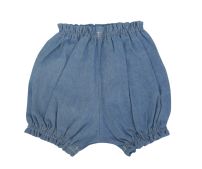 Bombachon Short con puño elastizado de jean