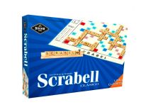 Scrabel Clasico con Fichas de Madera - Juego De Palabras - Juego De Mesa 