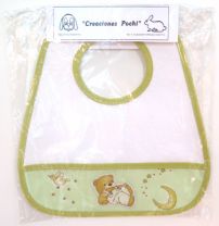 Babero Toalla Con Bolsillo Estampado Con Velcro 