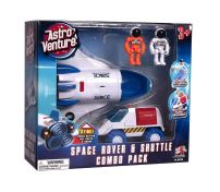 Combo Pack Transbordador Nave Espacial + Rover - Space Rover & Shuttle - Con Luz Y Sonido 