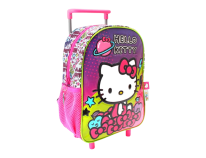 Mochila Con Carro Jardin Hello Kitty - 12 Pulgadas