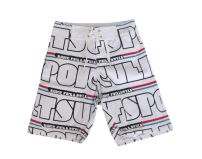 Bermuda de Baño  Microfibra Con Cintura Elastizada Estampado Letras