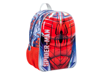 Mochila De Espalda Jardin Spiderman Hombre Araña - Frente Semi Rigido Relieve 3D