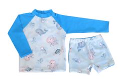 Conjunto UV de Remera manga larga con short