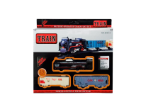 Tren A Bateria Con Pista - 13 Piezas