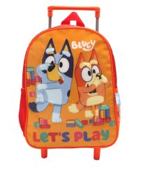 Mochila Con Carro Jardin Bluey - 12 Pulgadas