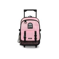 Mochila Con Carro Tornasol Light Pink - 17 Pulgadas