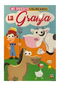 Libro Para Colorear La Graja - Me Divierto Coloreando - Tapa Blanda 