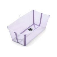 Bañera Plegable FLEXIBATH- Transparente/Lavanda