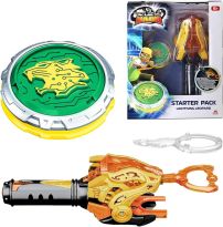 Trompo con Lanzador - Infinity Nado - Starter Pack - Lightning Leopard 
