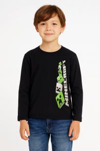 Remera Manga Larga Personaje Minecraft