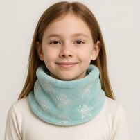 Cuello Piel Estampado con Brillo