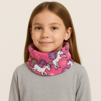 Cuello Piel estampado Unicornio N°1