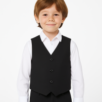 Chaleco de Vestir de Gabardina Liso