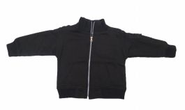 Charly Campera algodon friza negra 