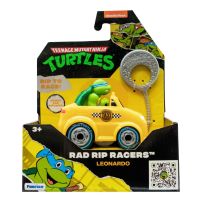 Auto con Figura y Lanzador Tortugas Ninjas - Rad Rip Racers - Leonardo