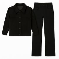 Conjunto de Gamuzina Chaqueta y Pantalon