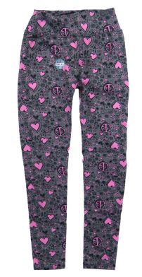 Calzas Termicas Estampadas Corazones