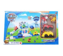 Paw Patrol Estacionamiento - Parking Lot - Incluye 2 Autos Y 2 Figuras