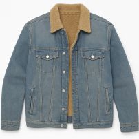 Campera Jeans C/Corderito Interno