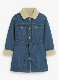 Tapado de Jean Con Cordero Interior 