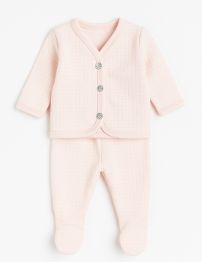 Conjunto Plush Saquito y Pantalon Con Pie