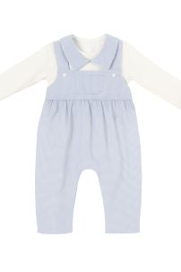 Jardinerito Algodon Con Manga Larga Rombos