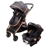 Romanzo Cochecito Infantil 3 en 1 Travel System Con Huevito Y Base Isofix moises