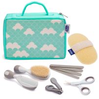 Set De Higiene 6 En 1 - Baby Travel Set - Esponja, Tijera, Cepillo, Peine, Alicate Y Limas