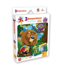 Puzzle Reino Animal 3 En 1: 9, 12 Y 28 Piezas - Rompecabezas