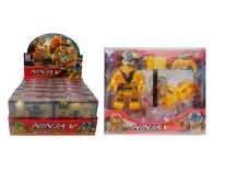 Figura Muñeco Ninja V Con Accesorios