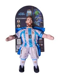 Muñeco Messi AFA 1000 - Incluye Uniforme Suplente 