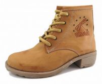 Borcegos Color Camel Cuero