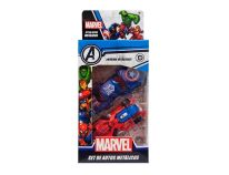 Set De Autos Metalicos Avengers Marvel X2: Capitan America - Spiderman 
