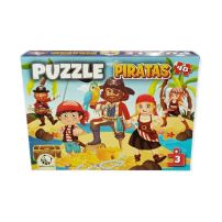 Puzzle Piratas - 48 Piezas - Rompecabezas