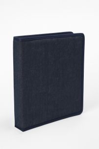 Carpeta N° 3 Forrada En Tela Con Cierre 3 Ganchos -Lisa