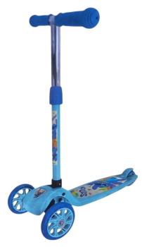 Monopatin 3 Ruedas Stitch plegable con luces en las ruedas