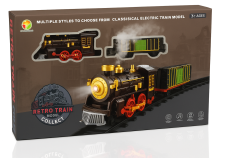 Pista de Tren con Humo - Retro Train - A Pilas