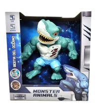 Figura Tiburon Con Luz Y Sonido - Monster Animals