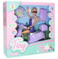 Muñeca Articulada Tiny y Su Moto De Paseo