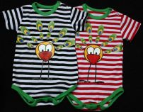 Body Manga Larga Rayado  