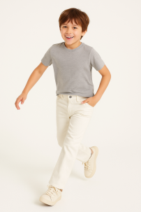 Pantalon Gabardina Cintura Regulable