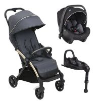 Cochecito Ultracompacto Goody XPlus + Huevito Butaquita Kory + Base giratoria Full 360 I-size Isofix