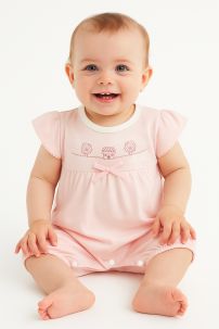 Enterito De Algodon Pañalero Manga Corta