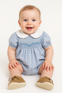 Enterito Babucha Batista Punto Smock 