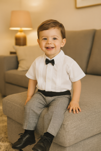 Conjunto Bautismo Pantalon y Camisa