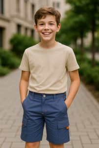 Bermuda Microfibra Tipo Cargo