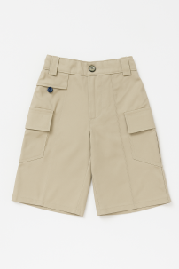 Bermuda de Gabardina Tipo Cargo