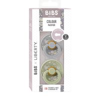 Chupete Bibs Colour Pacifier X Liberty x 2 - Capel Sage Mix  - Tetina De Caucho Natural - Latex - 0 - 6 Meses