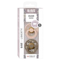 Chupete Bibs Colour Pacifier X Liberty x 2 - Capel Blush Mix - Tetina De Caucho Natural - Latex - 6 - 18 Meses